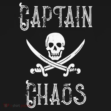 Funny Captain Chaos Retro Pirate Pontoon Boating Tote Bag