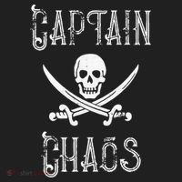 Funny Captain Chaos Retro Pirate Pontoon Boating Hat thumb 2