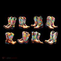 Floral Cowboy Cowgirl Boots Coffee Mug thumb 5