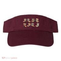 Floral Cowboy Cowgirl Boots Visor thumb 0