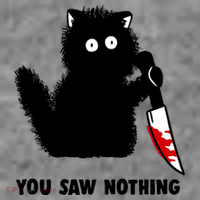 Funny Cat Cat Lovers You Saw Nothing Toddler Hoodie thumb 2