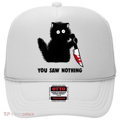 Funny Cat Cat Lovers You Saw Nothing Hat