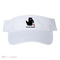Funny Cat Cat Lovers You Saw Nothing Visor thumb 0