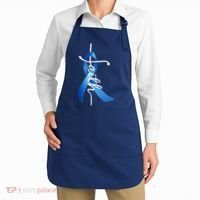 Faith Colon Cancer Cross Ribbon Apron thumb 2