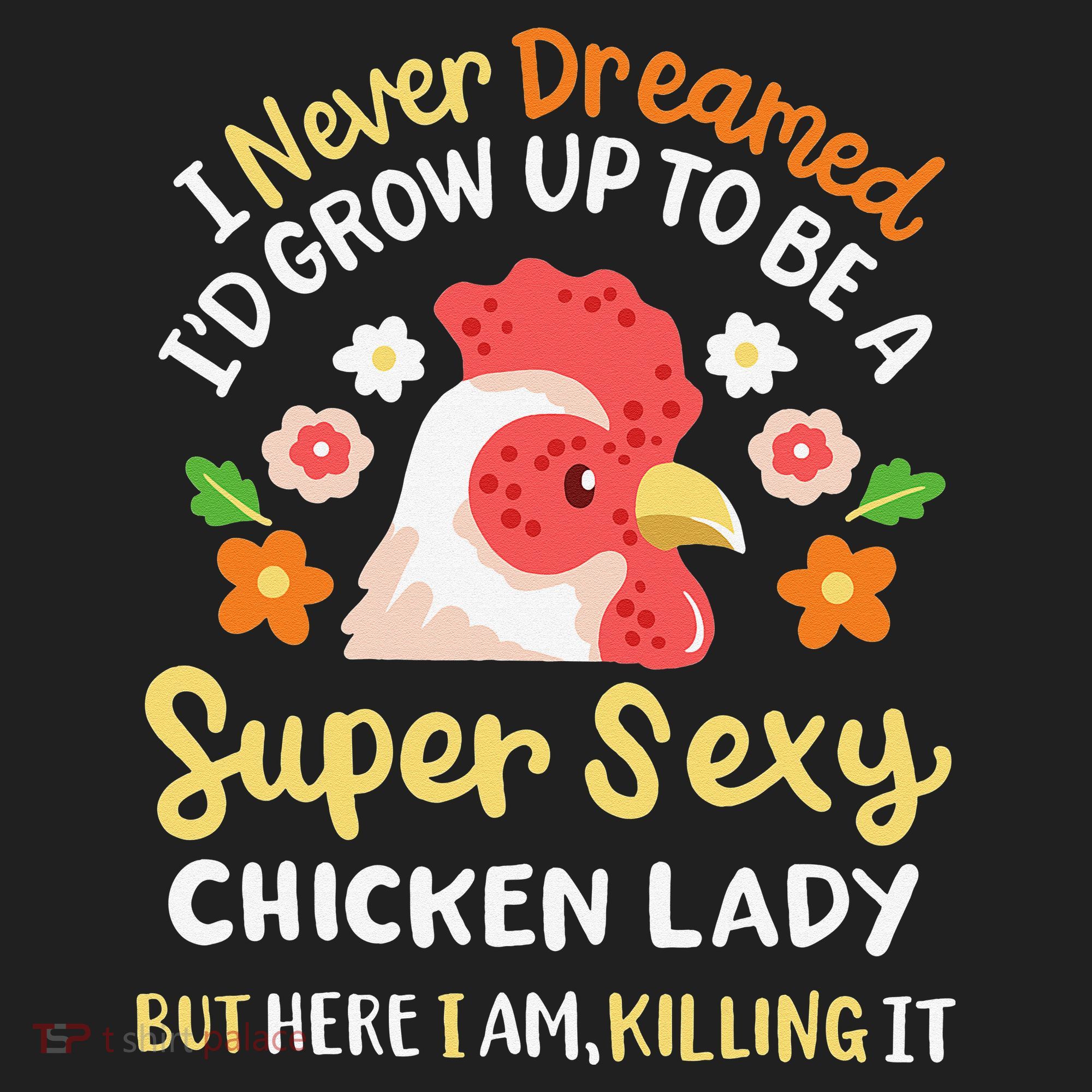 Funny Crazy Chicken Farmer Lady Hat