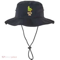 Funny Christmas Cookie Bite Me Bucket Hat thumb 0
