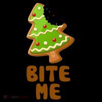 Funny Christmas Cookie Bite Me Coffee Mug thumb 5