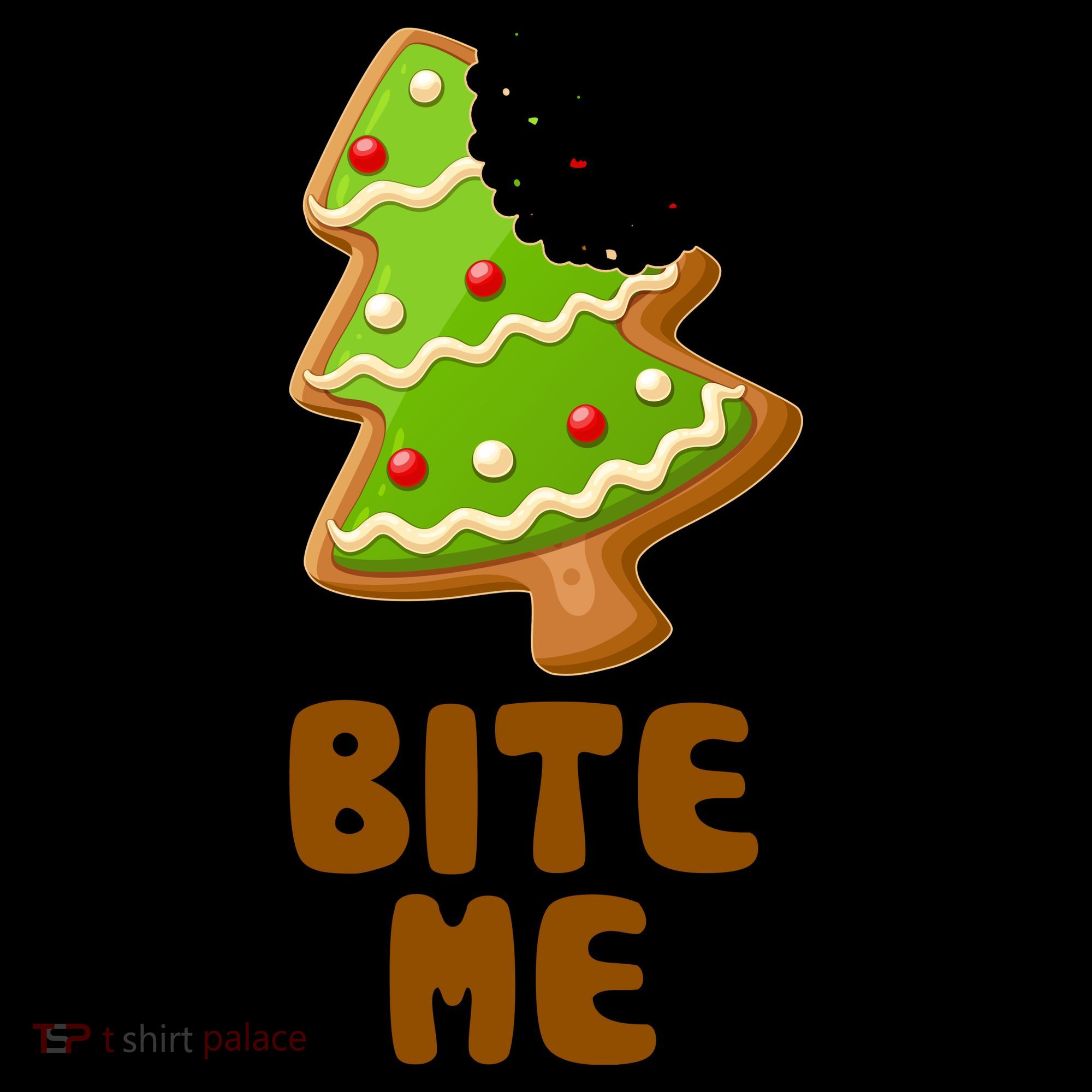 Funny Christmas Cookie Bite Me Coffee Mug