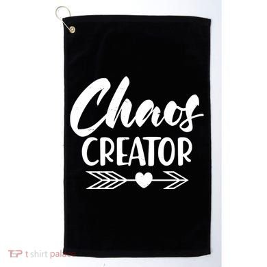 Funny Chaos Creator Golf Towel