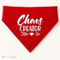 Funny Chaos Creator USA-Made Doggie Bandana thumb 0