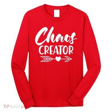 Funny Chaos Creator Long Sleeve Shirt