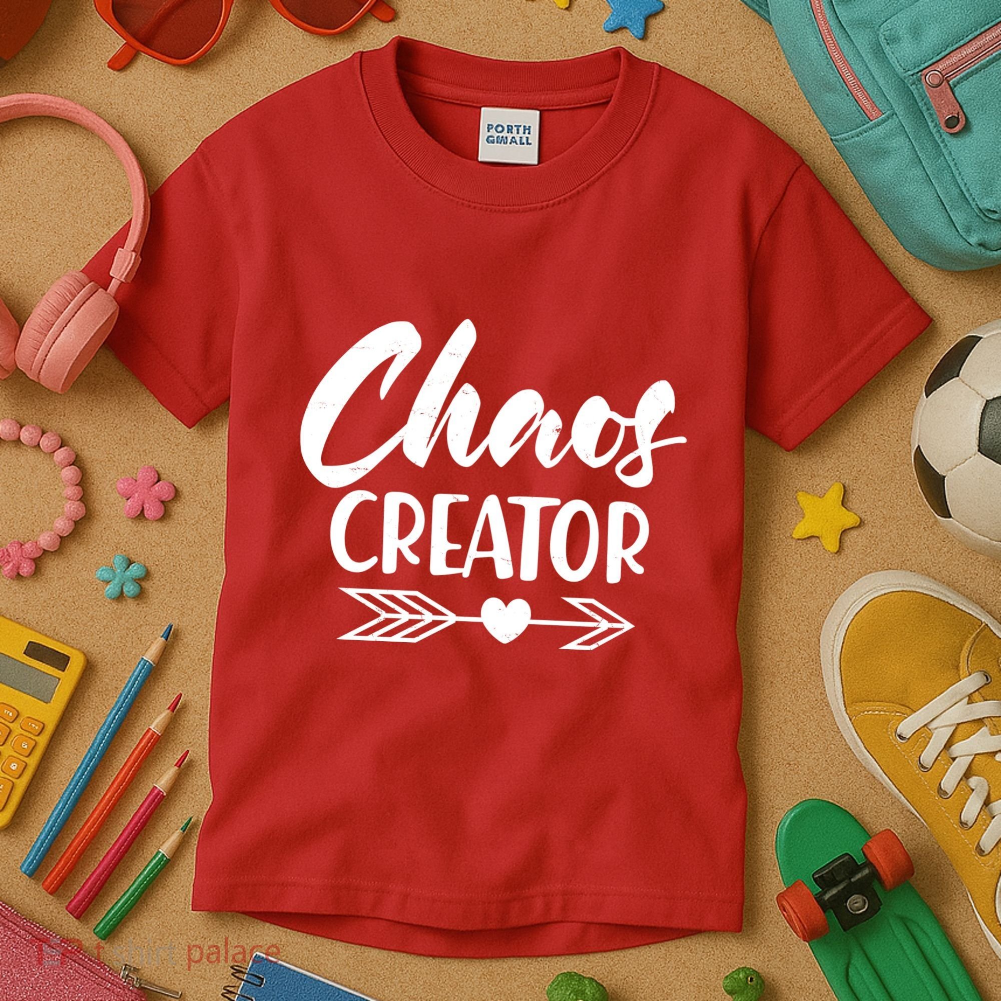 Funny Chaos Creator Kids T-Shirt