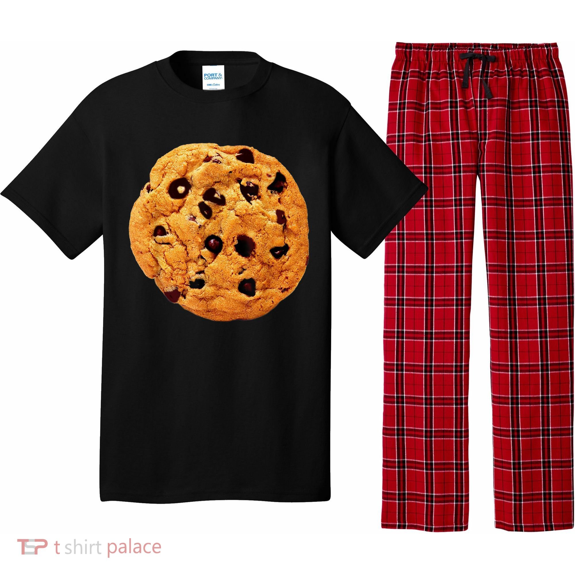 Funny Chocolate Chip Cookie Costume Gift Last Minute Lazy Party Gift Pajama Set
