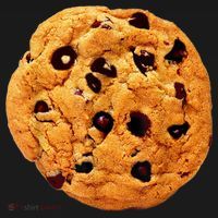 Funny Chocolate Chip Cookie Costume Gift Last Minute Lazy Party Gift Women's Hoodie thumb 2
