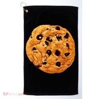 Funny Chocolate Chip Cookie Costume Gift Last Minute Lazy Party Gift Golf Towel thumb 0