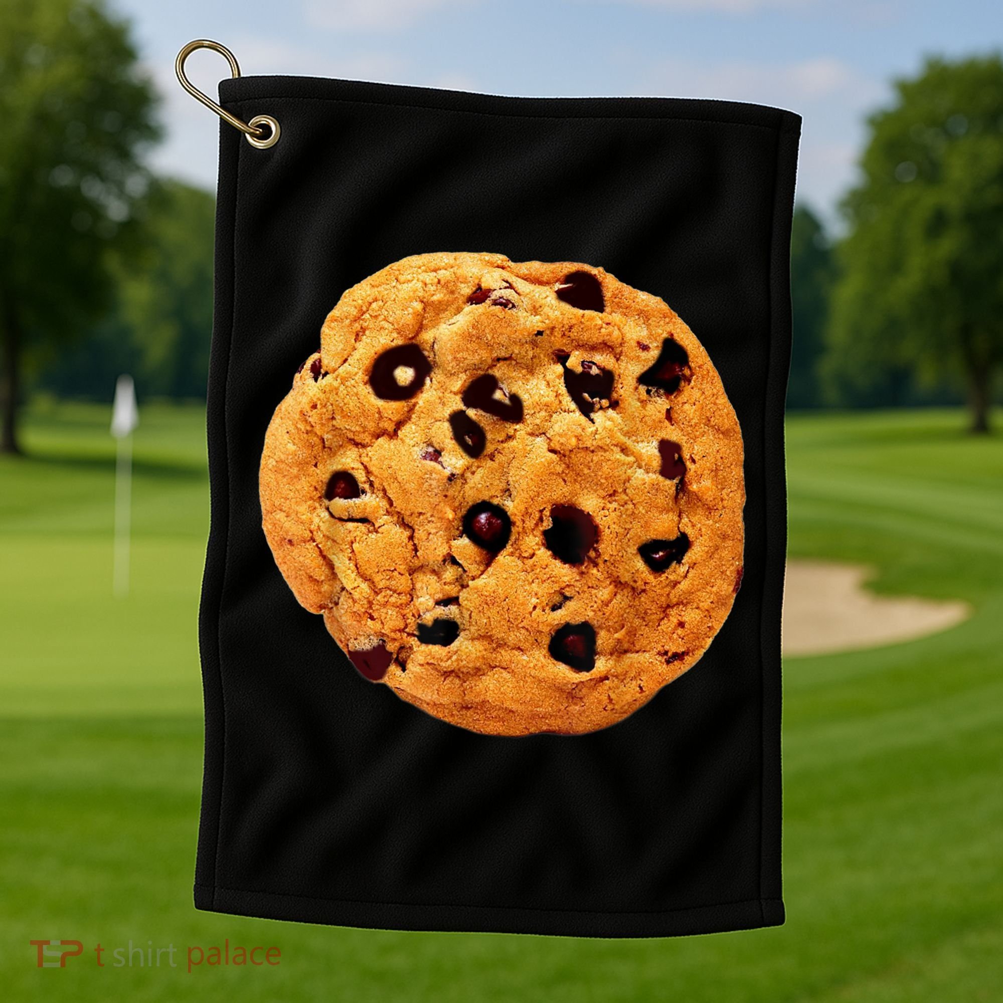 Funny Chocolate Chip Cookie Costume Gift Last Minute Lazy Party Gift Golf Towel