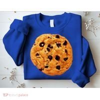 Funny Chocolate Chip Cookie Costume Gift Last Minute Lazy Party Gift Sweatshirt thumb 2