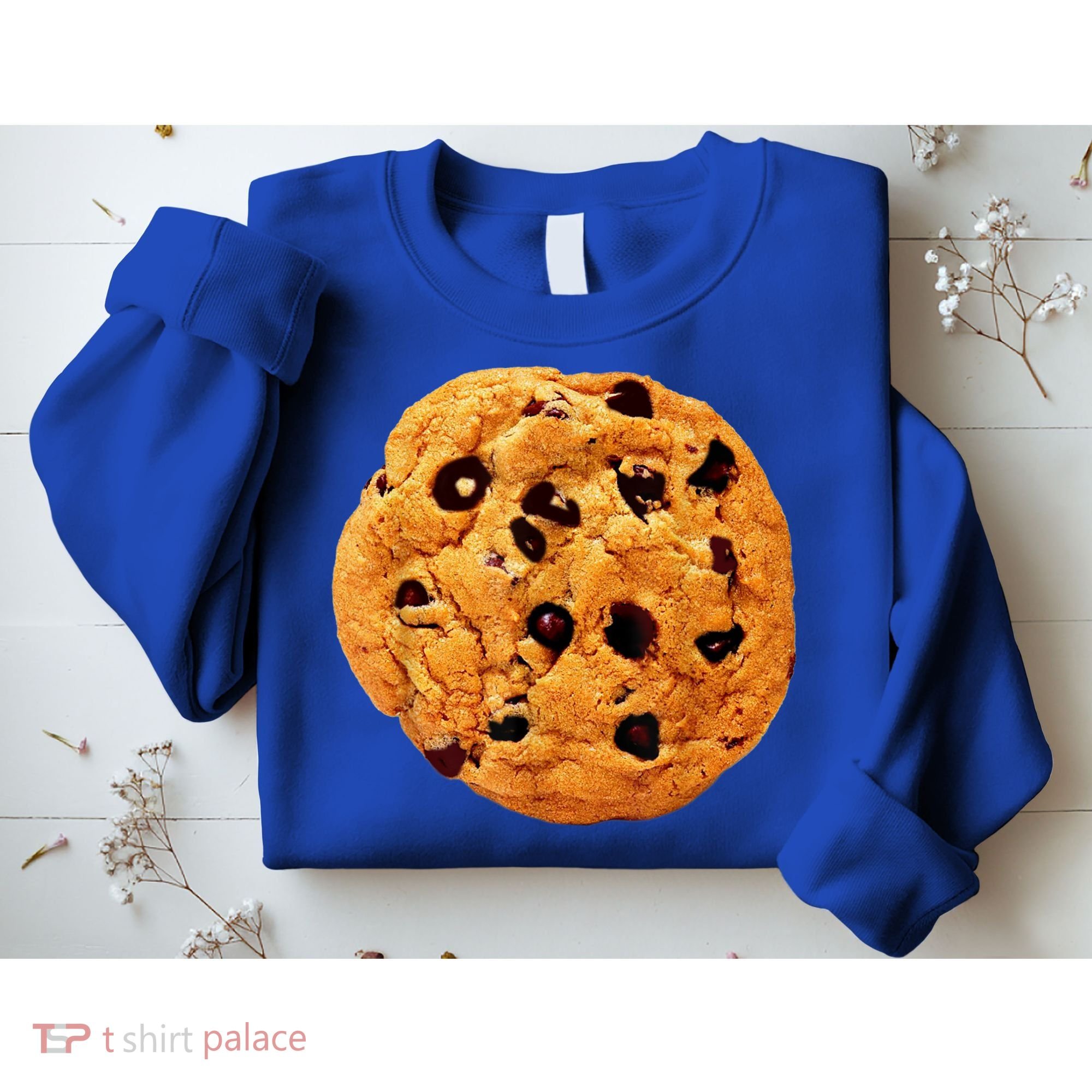 Funny Chocolate Chip Cookie Costume Gift Last Minute Lazy Party Gift Sweatshirt