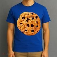 Funny Chocolate Chip Cookie Costume Gift Last Minute Lazy Party Gift T-Shirt thumb 3