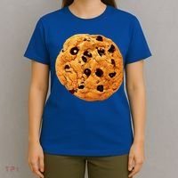 Funny Chocolate Chip Cookie Costume Gift Last Minute Lazy Party Gift T-Shirt thumb 4
