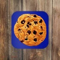 Funny Chocolate Chip Cookie Costume Gift Last Minute Lazy Party Gift Coaster thumb 0