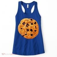 Funny Chocolate Chip Cookie Costume Gift Last Minute Lazy Party Gift Women's Tank Top thumb 0