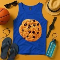 Funny Chocolate Chip Cookie Costume Gift Last Minute Lazy Party Gift Tank Top thumb 4