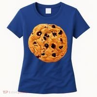 Funny Chocolate Chip Cookie Costume Gift Last Minute Lazy Party Gift Women's T-Shirt thumb 0