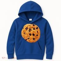 Funny Chocolate Chip Cookie Costume Gift Last Minute Lazy Party Gift Kids Hoodie thumb 0