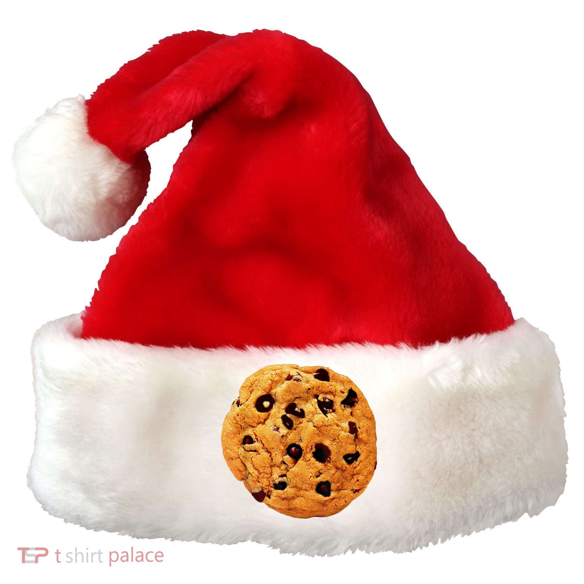 Funny Chocolate Chip Cookie Costume Gift Last Minute Lazy Party Gift Santa Hat