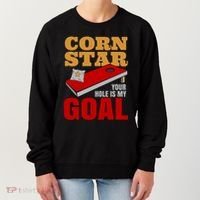 Funny Cornhole Corn Star Your Hole Is My Goal Cute Gift Women's Sweatshirt thumb 0