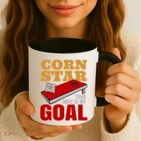 Funny Cornhole Corn Star Your Hole Is My Goal Cute Gift Coffee Mug thumb 3