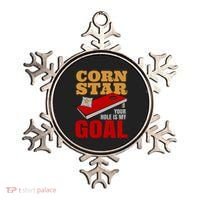 Funny Cornhole Corn Star Your Hole Is My Goal Cute Gift Ornament thumb 0