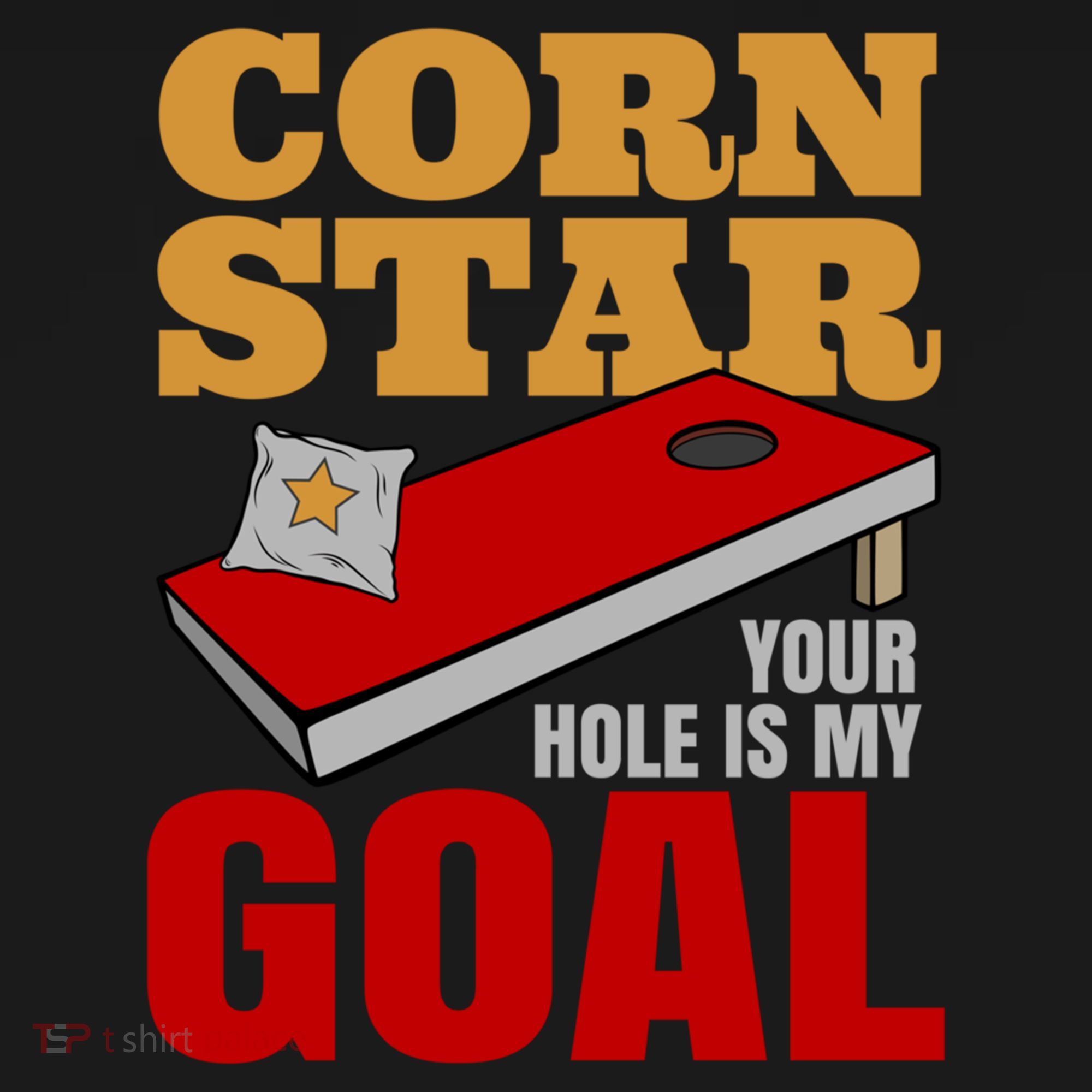 Funny Cornhole Corn Star Your Hole Is My Goal Cute Gift Ornament