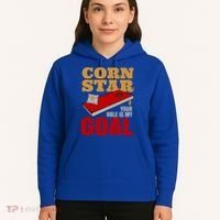 Funny Cornhole Corn Star Your Hole Is My Goal Cute Gift Hoodie thumb 5