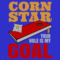 Funny Cornhole Corn Star Your Hole Is My Goal Cute Gift Apron thumb 3