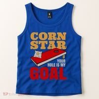 Funny Cornhole Corn Star Your Hole Is My Goal Cute Gift Tank Top thumb 2
