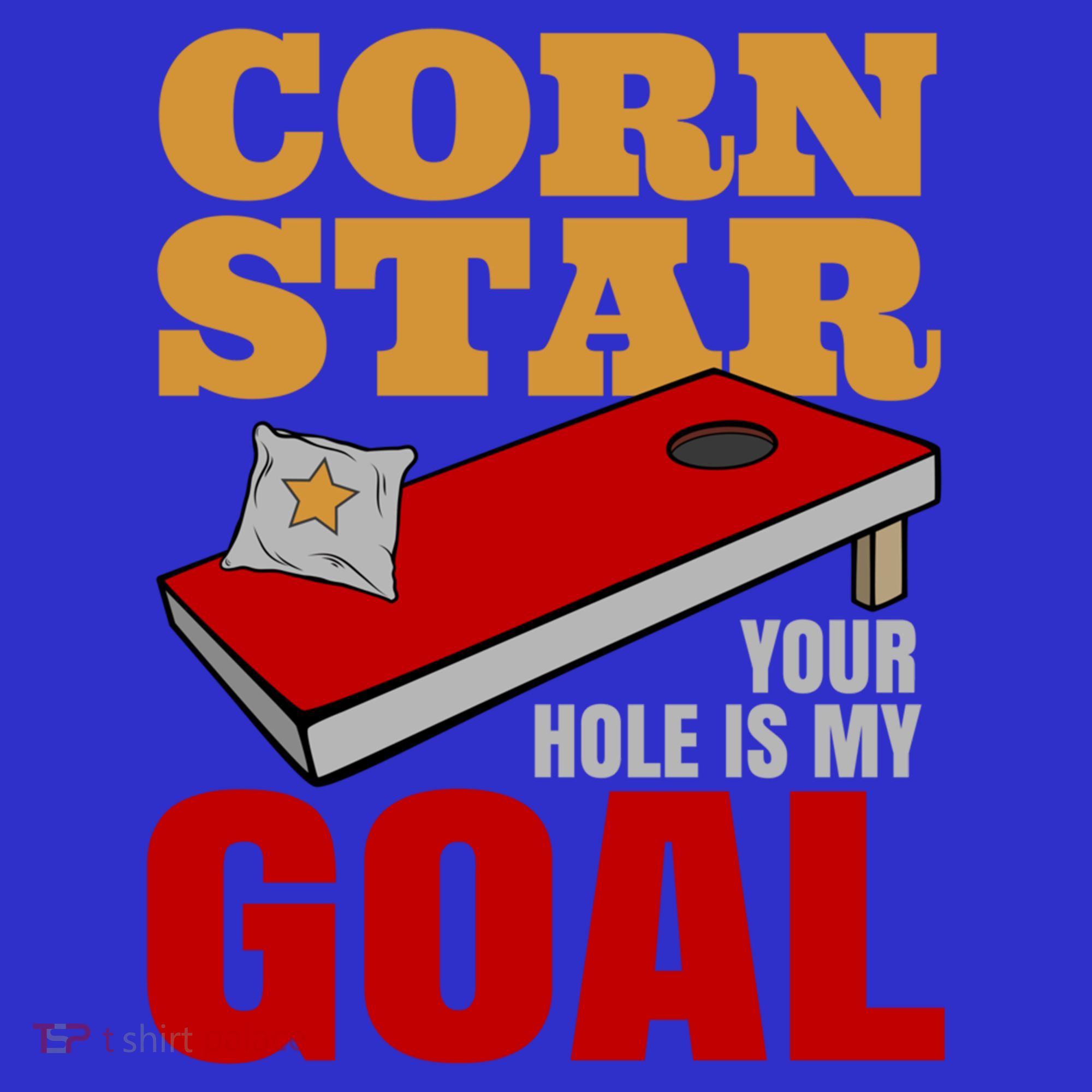 Funny Cornhole Corn Star Your Hole Is My Goal Cute Gift Women's Long Sleeve Shirt