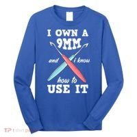 Funny Crocheting Crochet Cool Gift Long Sleeve Shirt thumb 0