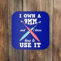 Funny Crocheting Crochet Cool Gift Coaster thumb 0