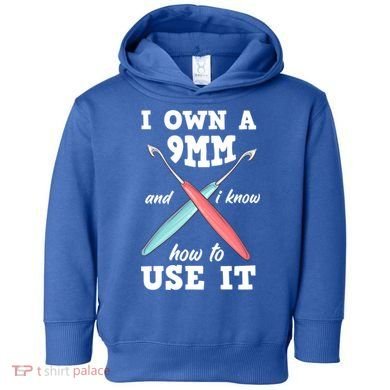 Funny Crocheting Crochet Cool Gift Toddler Hoodie