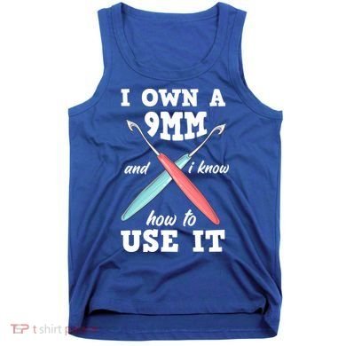Funny Crocheting Crochet Cool Gift Tank Top