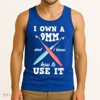 Funny Crocheting Crochet Cool Gift Tank Top thumb 3