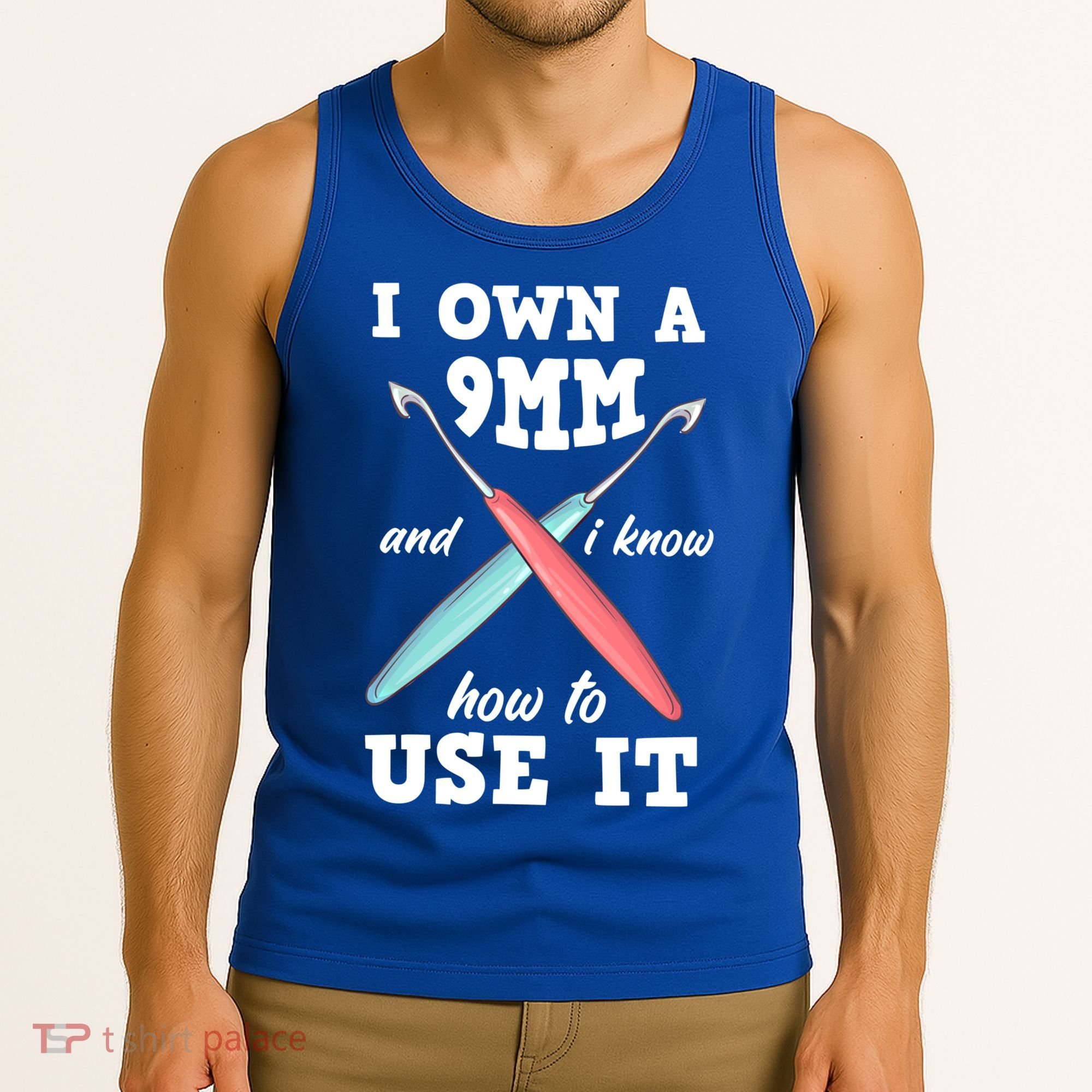 Funny Crocheting Crochet Cool Gift Tank Top