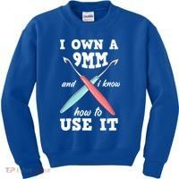 Funny Crocheting Crochet Cool Gift Kids Sweatshirt thumb 0