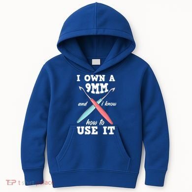 Funny Crocheting Crochet Cool Gift Kids Hoodie