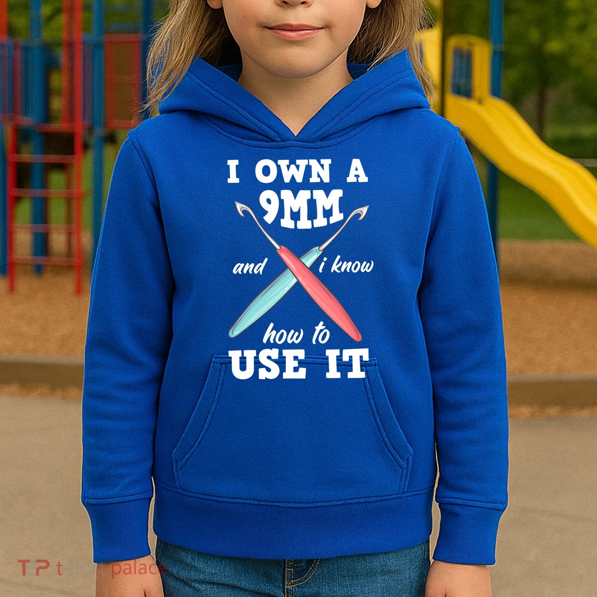 Funny Crocheting Crochet Cool Gift Kids Hoodie