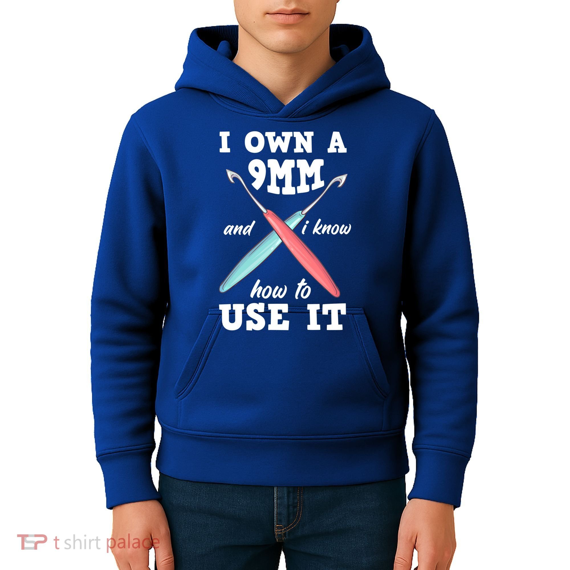 Funny Crocheting Crochet Cool Gift Kids Hoodie