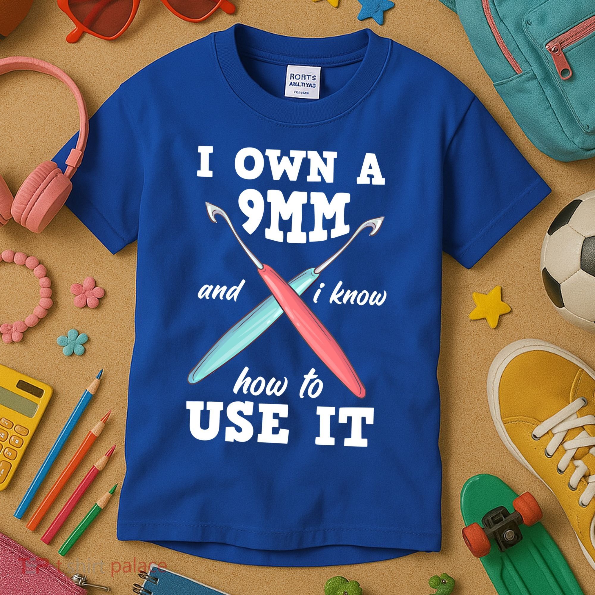 Funny Crocheting Crochet Cool Gift Kids T-Shirt