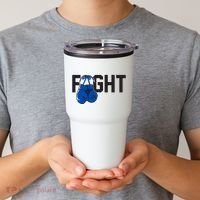 Fight Colon Cancer Awareness Tumbler thumb 2